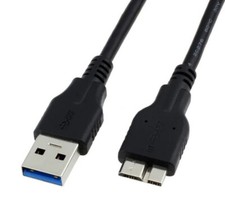 USB 3.0 Micro B Lead Cable for WD Seagate Samsung Portable External Hard Drive