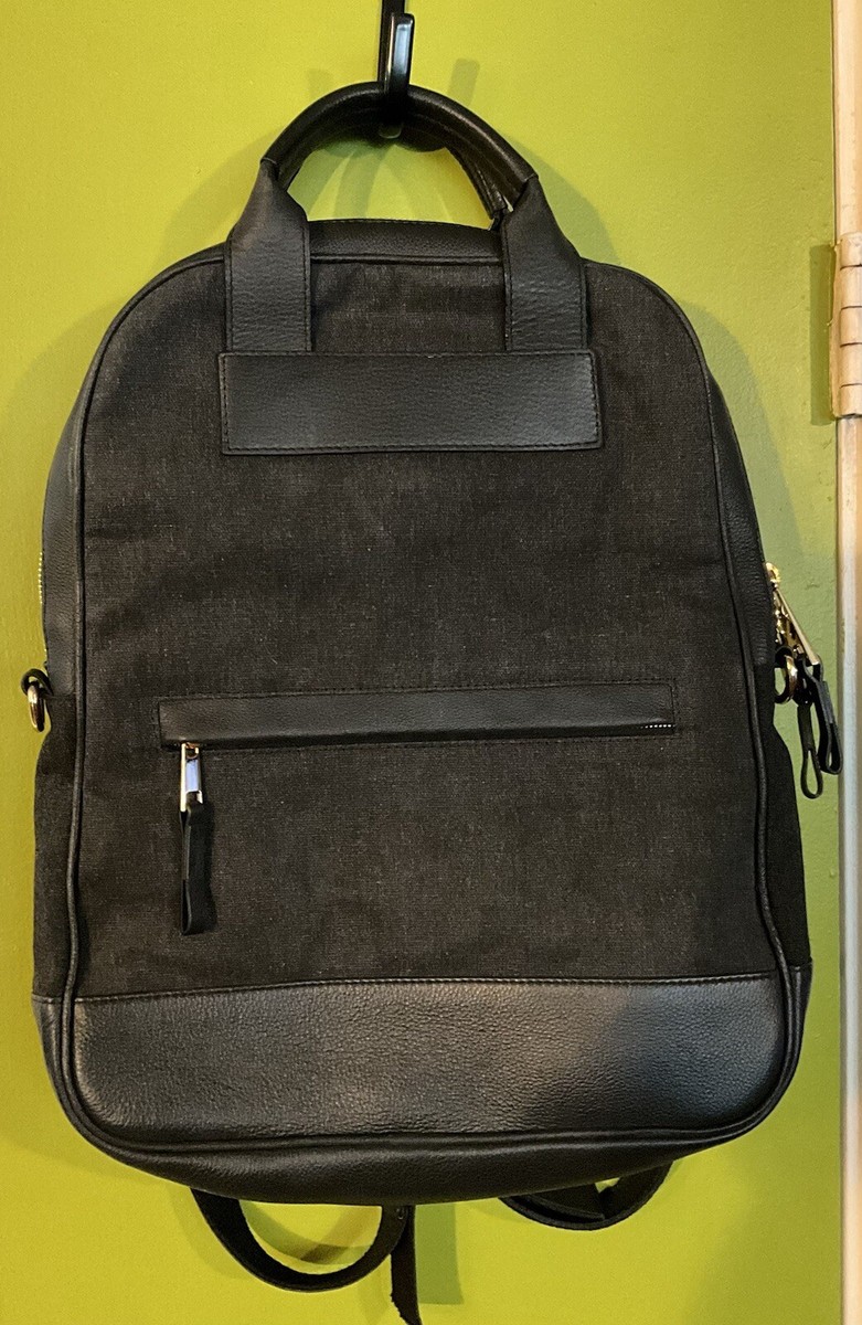 bartaile leather backpack Vortex Tan Brown Salient features Material Boconi Garth Slim Leather Backpack