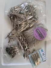 Metal Hair Clips Duckbill Clips Alligator Clips Styling Clips DIY Nylon Hair tie