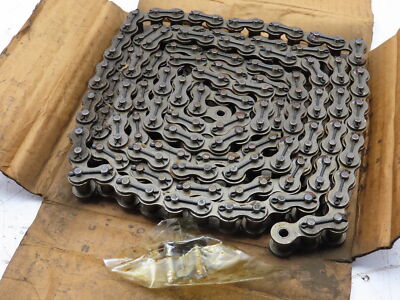 Acme RS60-1C Cottered 10 FT Roller Chain with Connecting Link USA
