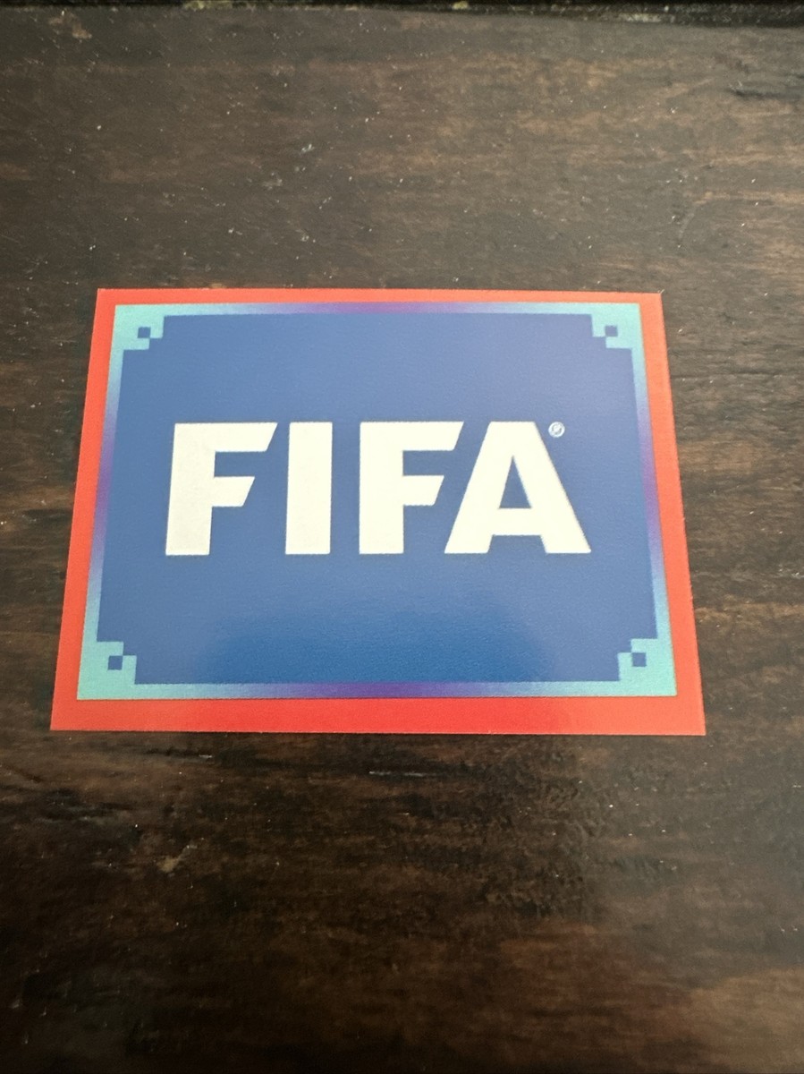 FWC 1 FIFA Logo PANINI RED Parallel Sticker Qatar 2022 World cup