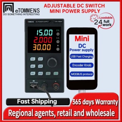 Power Supply Adjustable Lab Phone Repair 4-Digit Display Voltage Regulator