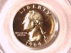1964 Proof Washington Quarter PCGS PR 67 5355338