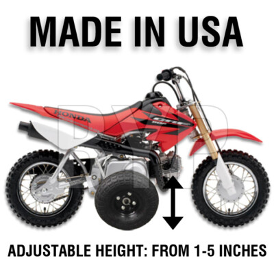 Adjustable Height Dirt Bike Training Wheels - HONDA CRF50 CRF XR50 Z50 Z50R 50