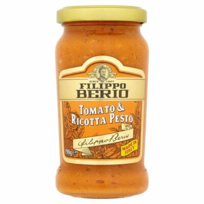 Filippo Berio Pesto Tomato & Ricotta Pesto - 190g - Pack of 2