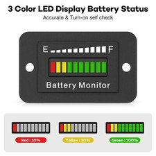 243648v Volt Battery Indicator Meter Gauge For Ezgo Club Car Yamaha Golf Cart