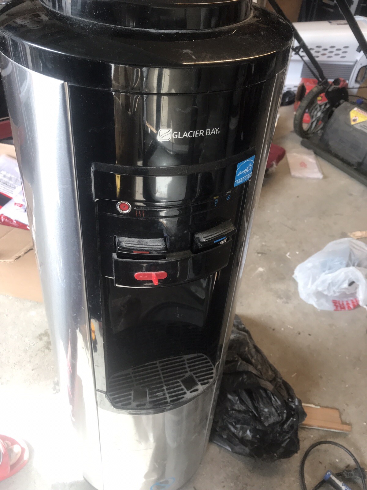 glacier bay water dispenser hot water