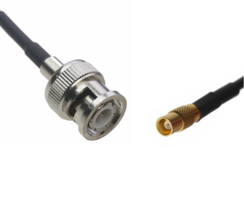 Cable coaxial RF BNC macho a MCX hembra para radioaficionados antena GPS WIFI 0,5 ~ 15 FT - Imagen 1 de 3