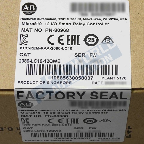 2080-LC10-12QWB Allen Bradley Control, New Sealed, FREE UPS 2Day Dlvry & 2Yr Wty - Picture 4 of 7