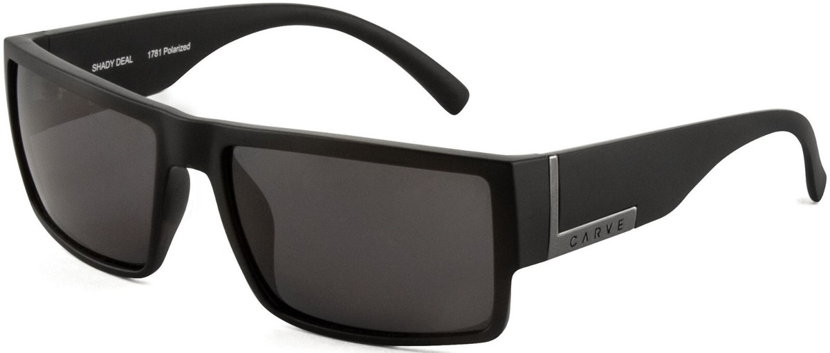Carve Eyewear Shady Deal Matt Black Polarised PC Sunglasses (1781