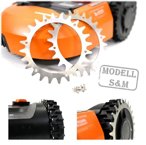 BEOS, punte in acciaio inox di alta qualità per modello Worx S/M, (a0X)