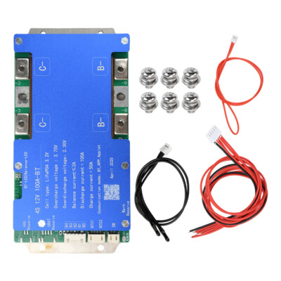 4S 8S 100A 200A Smart Bluetooth BMS APP LiFePO4 Battery Balance Protection Board