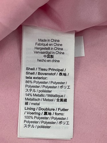 Crewcuts Girls Pink & Gold Swan Puff Sleeve Dress Size 3 - Picture 6 of 6