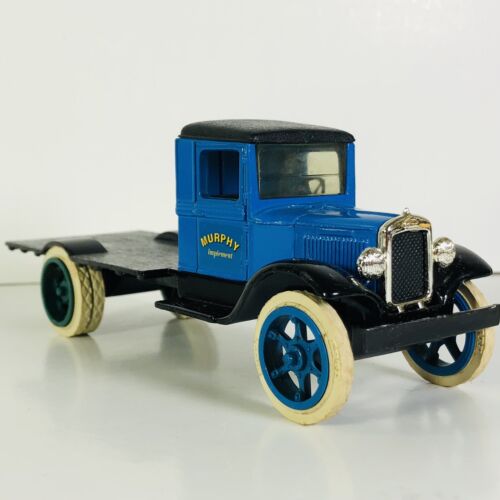 1931 Hawkeye Murphy Implement Flatbed ERTL Diecast Metal Vintage Blue