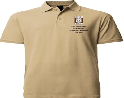 US ROUTE 66 *VERDIGRIS-OKLAHOMA* EMBROIDERED POLO SHIRT/SWEAT/JACKET.