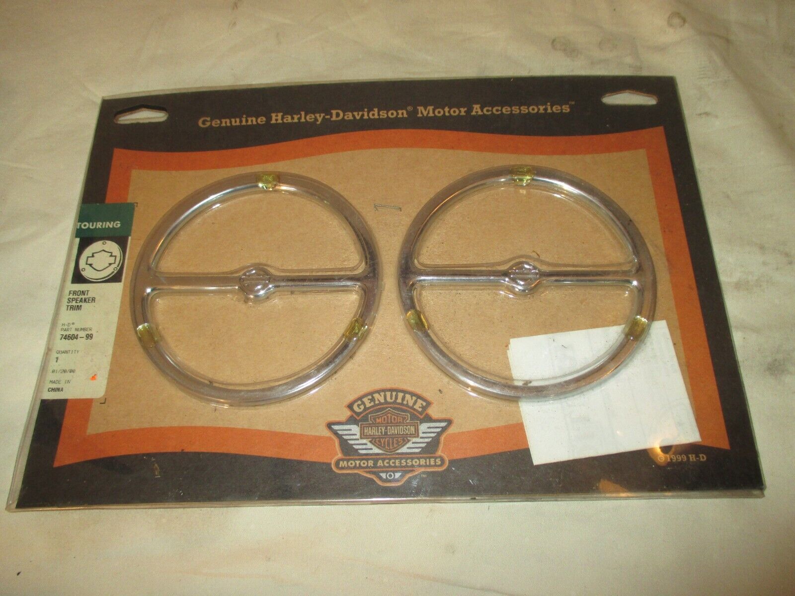 Genuine Harley-Davidson Burst Collection Motorcycle Speaker Trim Electra Glide