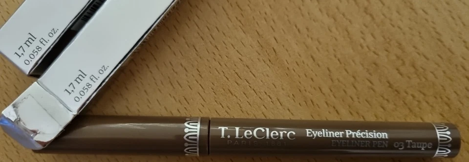 T. LeClerc Präzisions-Eyelinerstift Aprikose (03 Taupe) 1,7 ml 2er Set - Bild 2 von 4