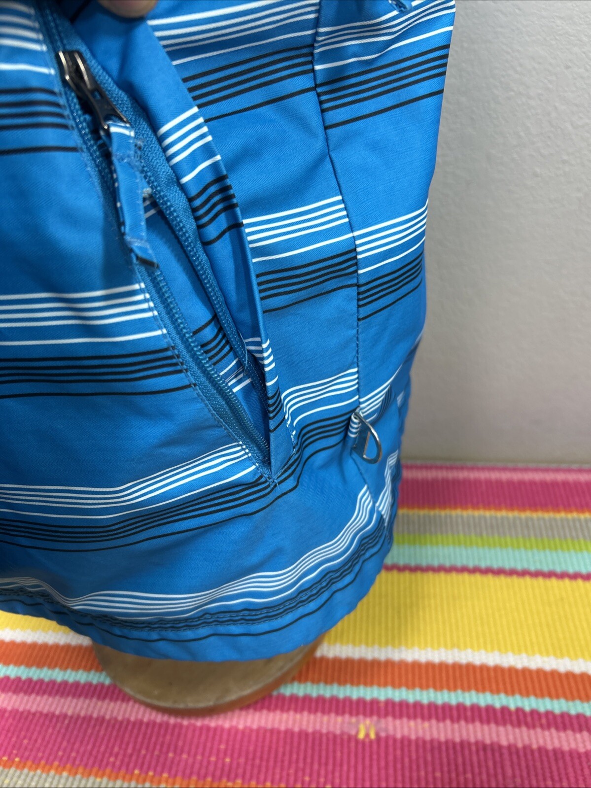 Oneill 10kmm 2 Layer Tech Shell Blue Striped Wate… - image 7