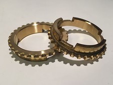 1939-1962 Ford Flathead Y-block 3-speed Brass Synchronizer Rings Pr 81a-7107
