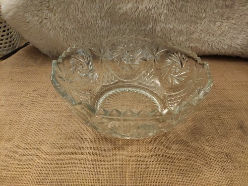 Vintage Heavy Cut Glass