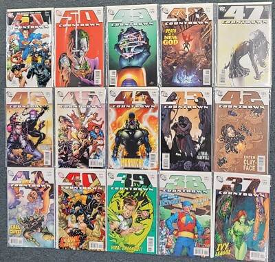 Countdown #1-51 + One-Shot DC Comics 2007 Complete Set! VF-NM 8.0-9.0 ...