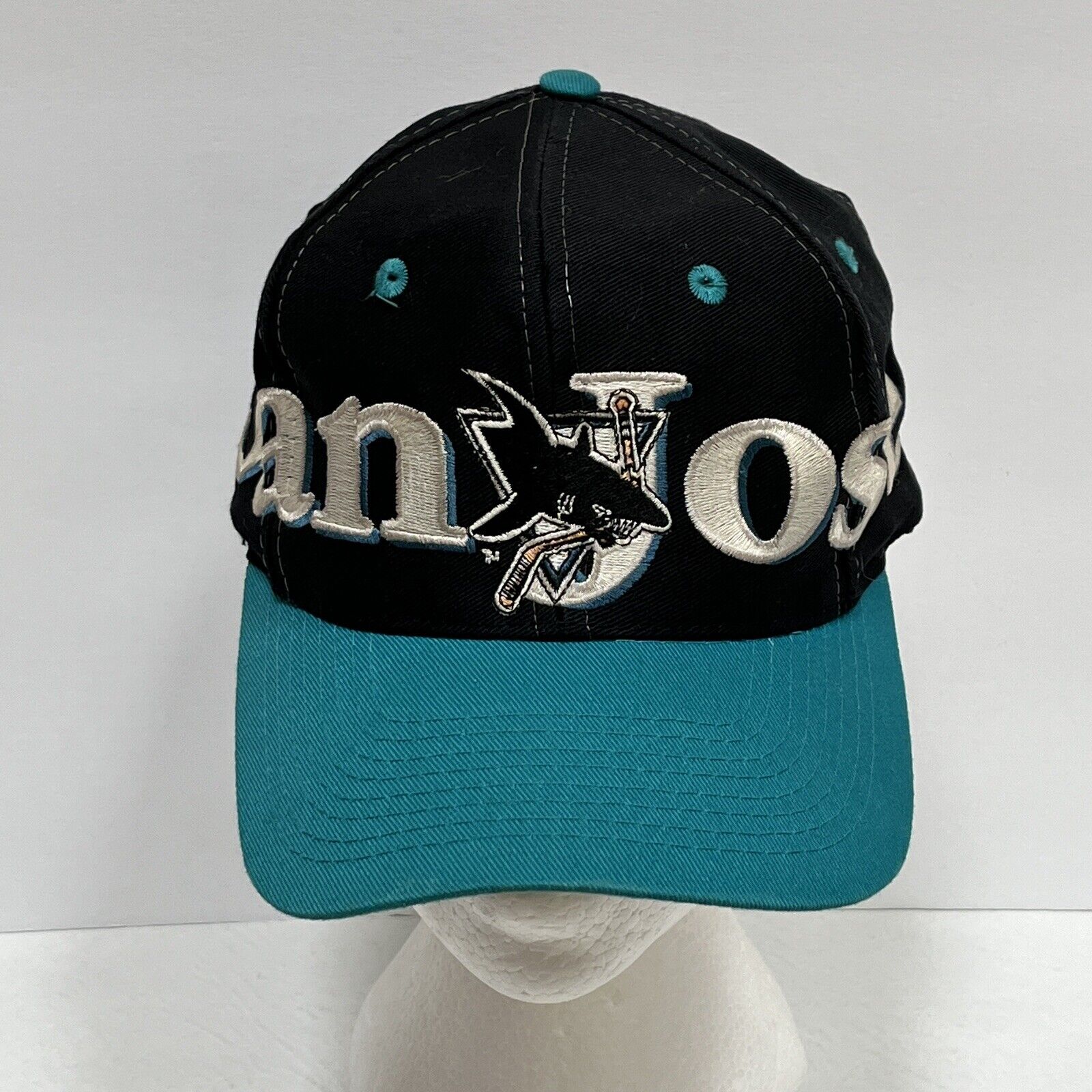 Vintage, throwback sharks hat I found : r/SanJoseSharks