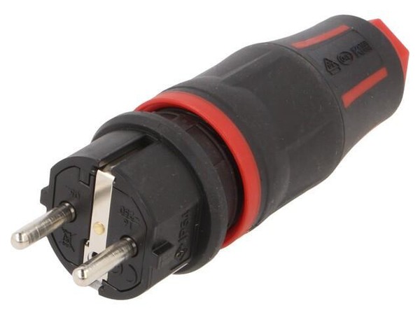 05721-SR Steckverbinder: Zur Ac-Stromversorgung MäNnlich Stecker 2P+PE Pce-image