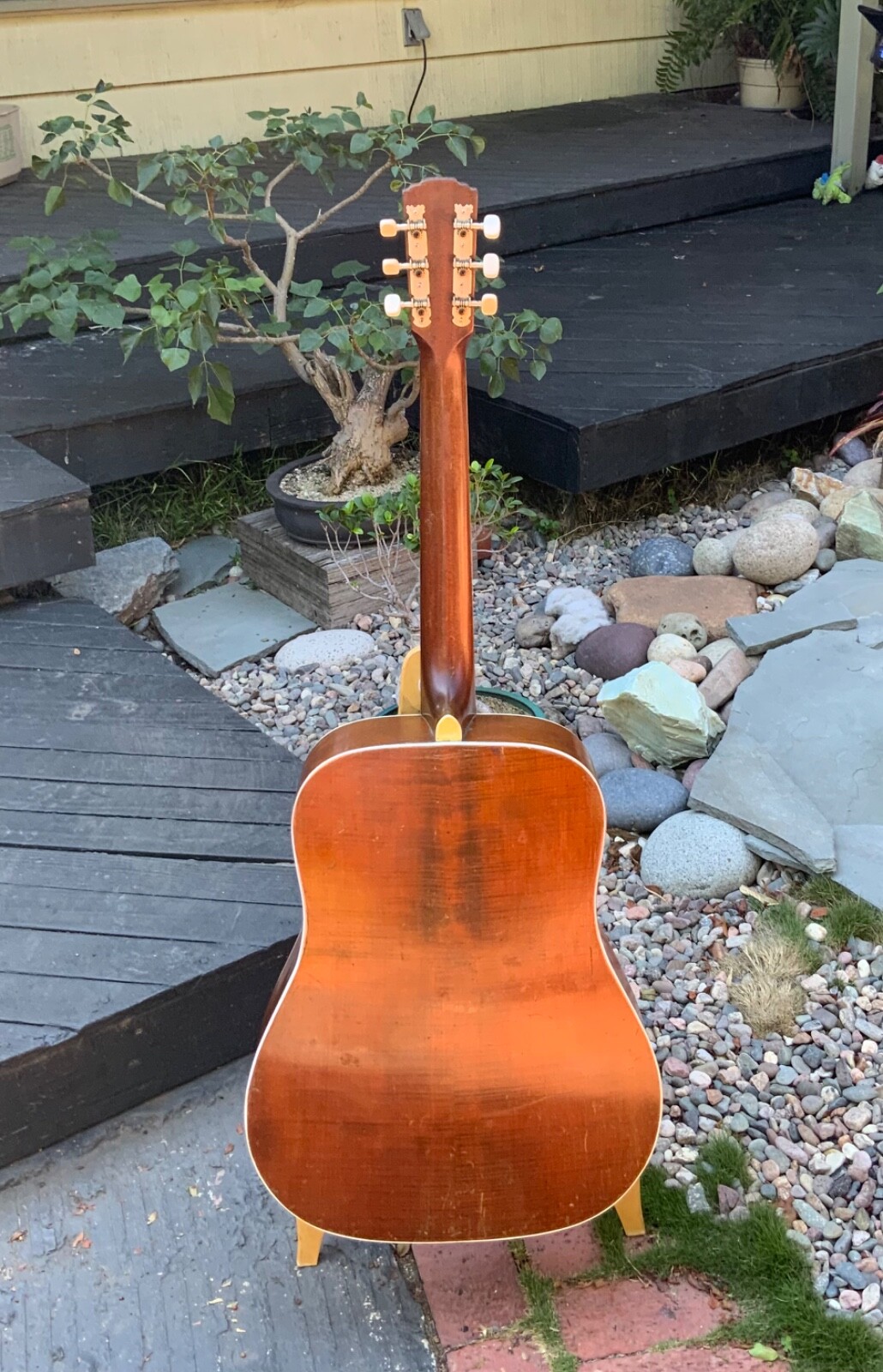 Levin LS18, LT18 1960 dreadnought guitar, incredible Maple back