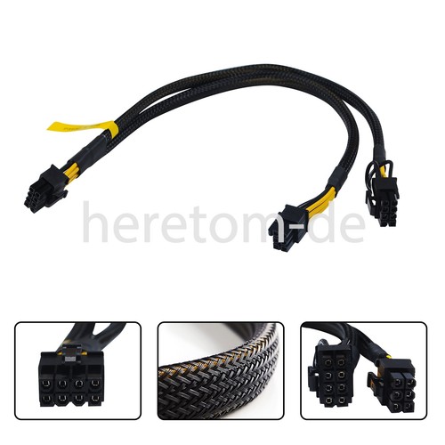 8Pin zu 6+8Pin GPU Netzteil Kabel 215MM 43FF0 für Dell Präzision 3930 35CM - Bild 16 von 16
