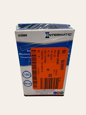 Intermatic EC200WK Electronic Countdown Timer White Up To 30 Minutes Silent