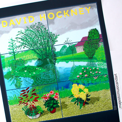 DAVID HOCKNEY ORIGINAL 2021 EXHIBITION POSTER | eBay