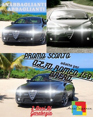   Set LED Alfa Romeo 159, Brera Abblendlicht Fernlichter LED Leuchten 6000K  
