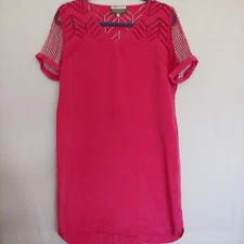 Rebecca Minkoff A Pea In The Pod magenta with fishnet and cutout detail Size S