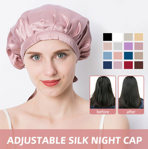 Sleeping Bonnet Hair Mulberry Silk Cap 