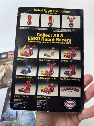 Esso Robot Racer Lot of 4 # 2 #6 #3 #4 2 are opened 2 are sealed read desc - Picture 21 of 24