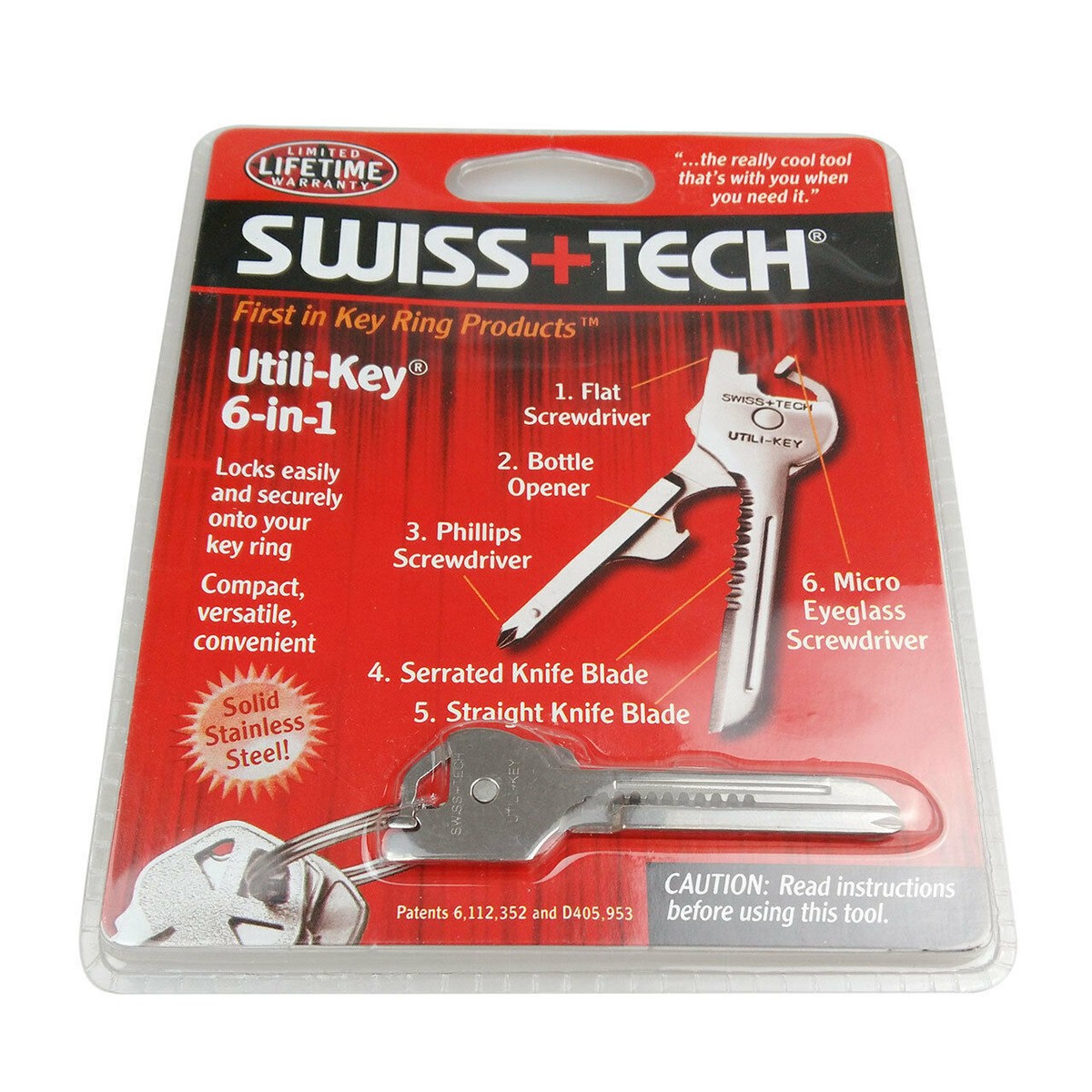 新品◯Supreme x Swiss Teck Utili Key◯ Swiss+Tech 6 In 1 Utili-Key Tool Keychain Keyring Multi-Function