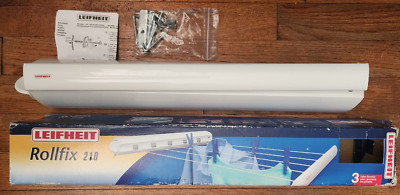 Leifheit Rollfix 210 Retractable Clothesline 21 m Long Made Czech Republic NEW