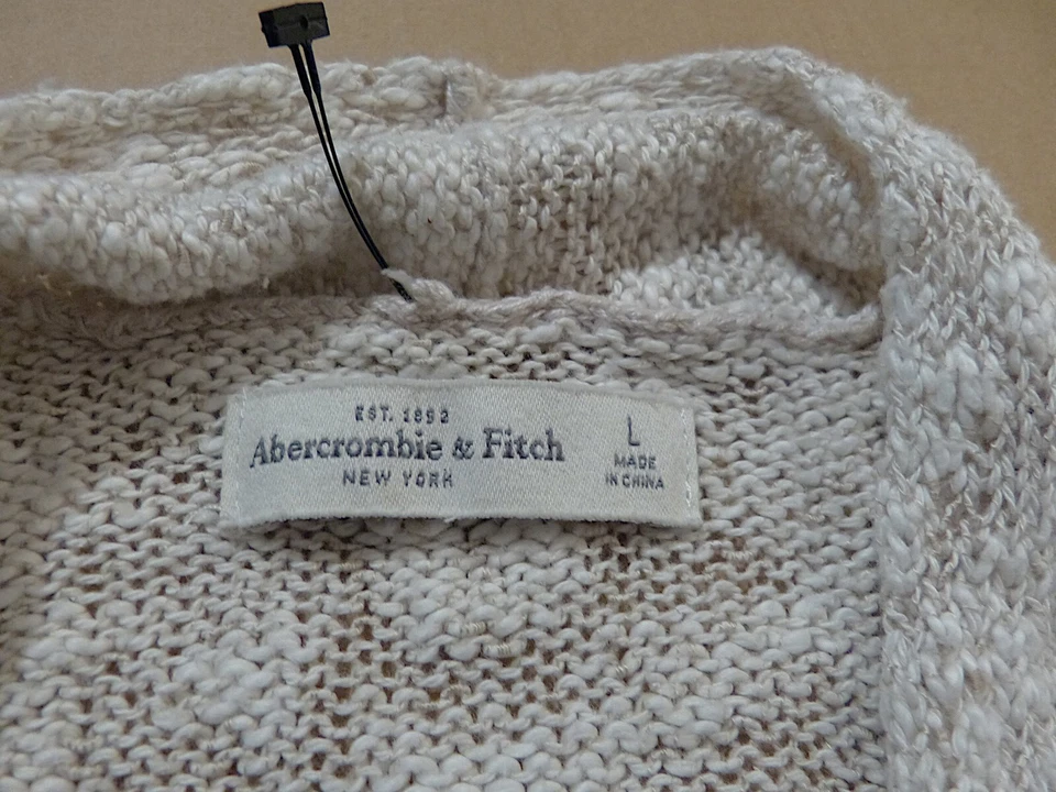 Abercrombie & Fitch New York superbe pull cache coeur L - Photo 4/4
