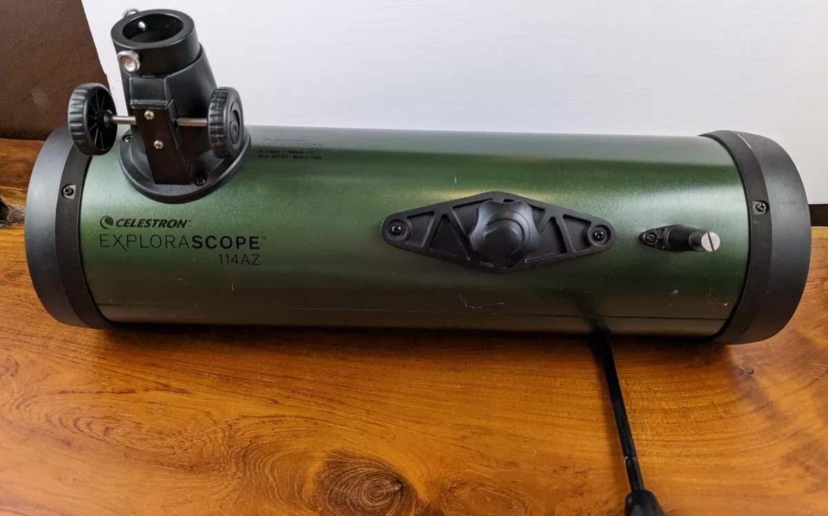 How to use hot sale celestron explorascope 114az