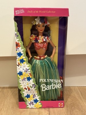Vintage Barbie Dolls Of The World Collection Polynesian Doll NIB
