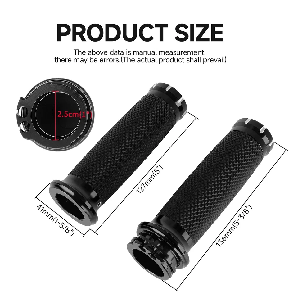 1-дюймовые ручки для мотоциклетного руля Honda Valkyrie 1500 1800 VTX1300C 1800C - Изображение 3 из 4