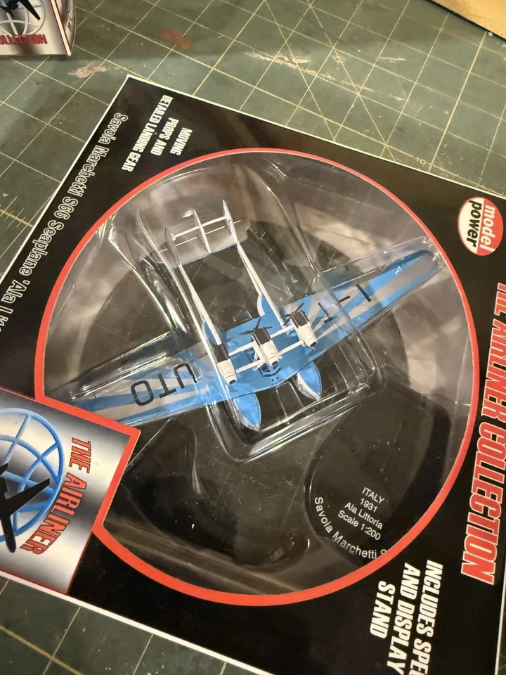 Model Power Airliner Collection Diecast Airplane New in Box Savoia Marchetti S66 - Image 4 of 4