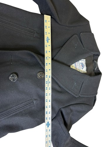 DSCP Quarterdeck Collection Wool Peacoat Womans 12L US Navy Heavy Weight EUC - Picture 7 of 10