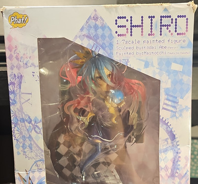 Phat! Shiro Figur 1:7 No Game No Life Anime & Manga Painted Figure