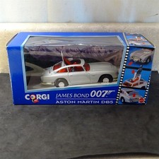 Vintage Corgi James Bond 007 Aston Martin DB5 Car In Box, Figures, Die Cast