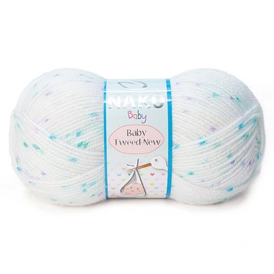 NAKO Baby Tweed New 34504 Wolle (100g / ca. 230m lang) 100% Acryl