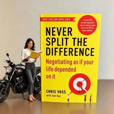 Never Split The Difference By Chris Voss Books-USA