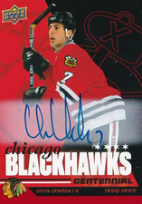 2025-26 Upper Deck CHICAGO BLACKHAWKS CENTENNIAL RED HOT AUTO  (Pick from List)