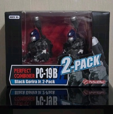 Transformers Perfect Effect Combiner PC-19B BLACK GORIRA JR 2-Pack Upgrade NEW
