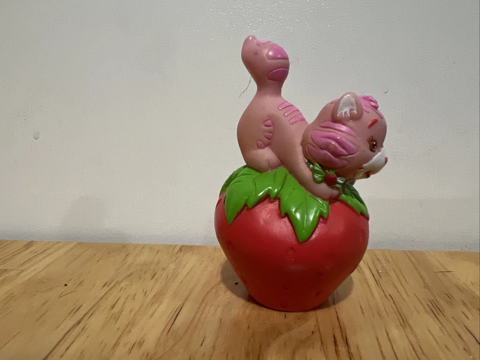 Lote De Colección De 6 Mini Figuras Pequeñas PVC Strawberry Shortcake Años 80 Coleccionables Foto 3 de 4
